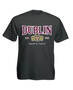 DUBLIN CAPITAL EST.988 Mens T-Shirts Cara Craft 