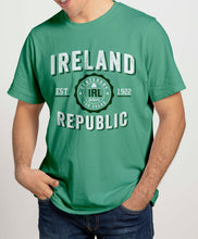 Load image into Gallery viewer, IRELAND NFL STAMP Mens T-Shirts Cara Craft S GREEN 
