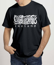Load image into Gallery viewer, IRELAND CELTIC DOG V2 Mens T-Shirts Cara Craft S BLACK 
