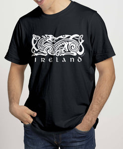 IRELAND CELTIC DOG V2 Mens T-Shirts Cara Craft S BLACK 