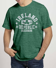 Load image into Gallery viewer, IRELAND REPUBLIC SHAMROCK Mens T-Shirts Cara Craft S Green 
