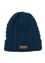 Load image into Gallery viewer, Glenrua Knitted Beanie Hats Glenrua Knitted Beanie Hats Cara Craft NAVY 
