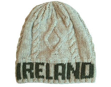 Load image into Gallery viewer, IRELAND TEXT KNITTED CAPS/HATS Cara Craft ECREW 
