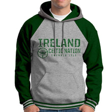 Load image into Gallery viewer, IRELAND CELTIC NATIONS Men Hoodies Cara Craft XS BOTTLE GREEN 
