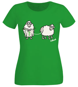 SHEEP KNITTING Ladies T-Shirts Cara Craft 