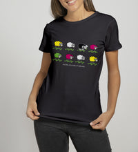Load image into Gallery viewer, UNITED COLOURS OF IRELAND Ladies T-Shirts Cara Craft S BLACK 
