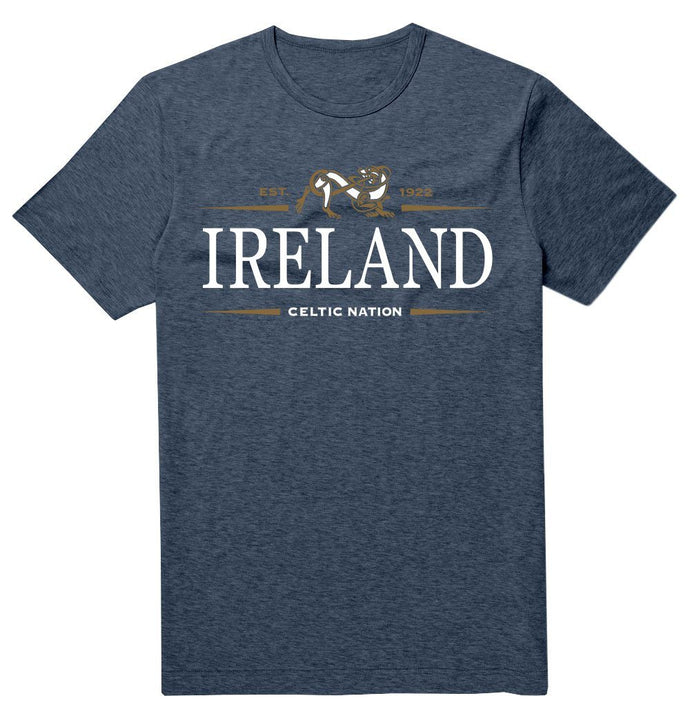 IRELAND CELTIC NATION V2 Mens T-Shirts Cara Craft S NAVY 