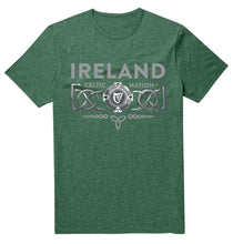 Load image into Gallery viewer, IRELAND 3D CELTIC PROVINCES Mens T-Shirts Cara Craft S BOTTLE GREEN 

