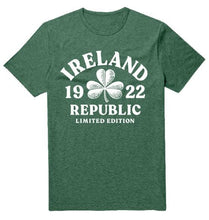 Load image into Gallery viewer, IRELAND DISTRESSED SHAMROCK Mens T-Shirts Cara Craft 
