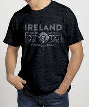 Load image into Gallery viewer, IRELAND 3D CELTIC PROVINCES Mens T-Shirts Cara Craft S BLACK 
