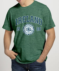 IRELAND APPAREL 88 (2) Mens T-Shirts Cara Craft S BOTTLE GREEN 