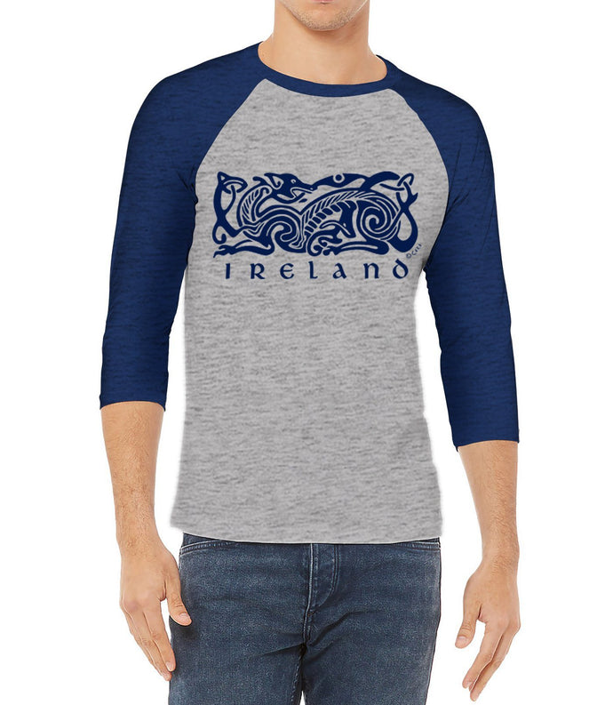 IRELAND CELTIC DOG V2 Mens T-Shirts Cara Craft XS NAVY 