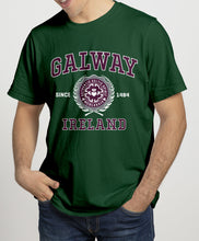 Load image into Gallery viewer, GALWAY CELTIC SPIRIT Mens T-Shirts Cara Craft S BOTTLE GREEN 
