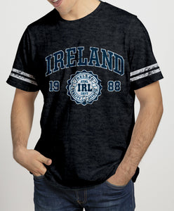 IRELAND APPAREL 88 Mens T-Shirts Cara Craft S BLACK 