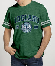 Load image into Gallery viewer, IRELAND APPAREL 88 Mens T-Shirts Cara Craft S BOTTLE GREEN 
