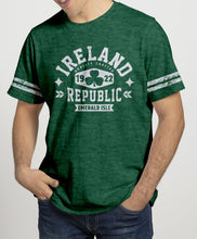 Load image into Gallery viewer, IRELAND REPUBLIC SHAMROCK Mens T-Shirts Cara Craft S BOTTLE GREEN 
