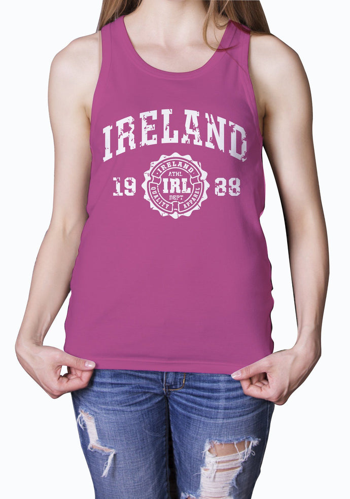 IRELAND APPAREL 88 Ladies T-Shirts Cara Craft S PINK 