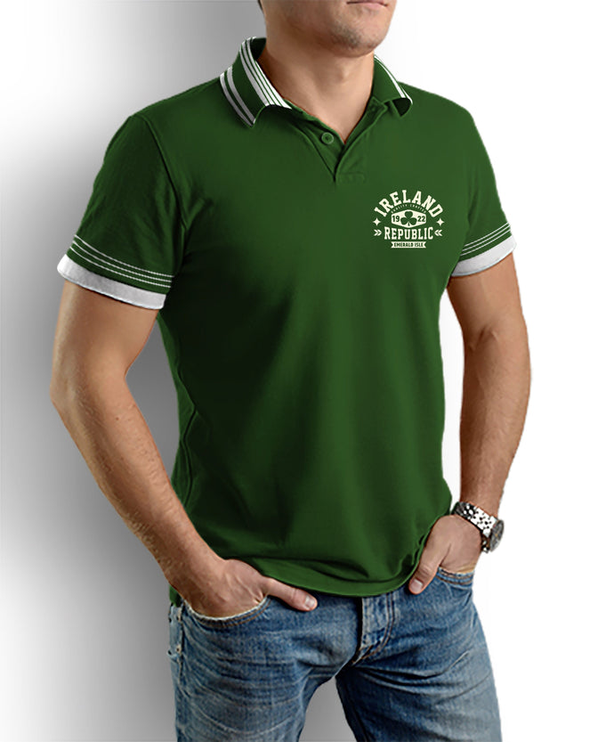 IRELAND REPUBLIC SHAMROCK Mens T-Shirts Cara Craft S GREEN 