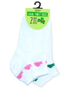 SHAMROCKS Socks Cara Craft WHITE 