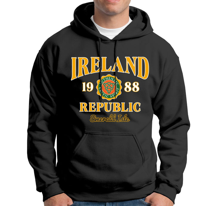 IRELAND CELTIC SPIRIT Men Hoodies Cara Craft S CHARCOAL 