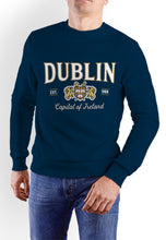 Load image into Gallery viewer, DUBLIN CAPITAL Men Sweat Shirts Cara Craft S Navy 
