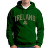 IRELAND SHAMROCK CHENILLE Men Hoodies Cara Craft XS BOTTLE GREEN 