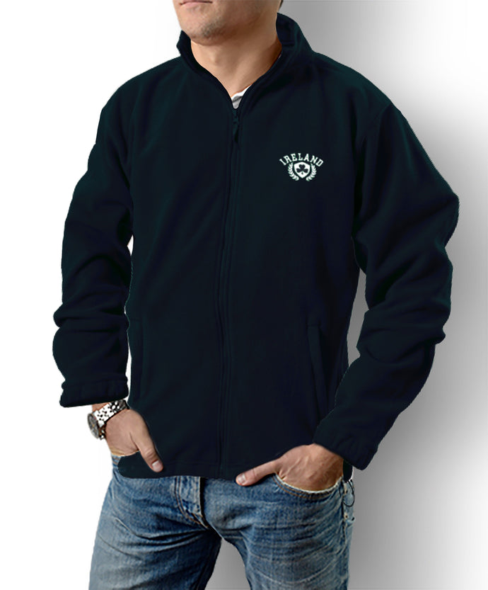 IRELAND SHAMROCK LAURELS Men Hoodies Cara Craft S BLACK 