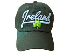 Load image into Gallery viewer, IRELAND SHAMROCK CAPS/HATS Cara Craft BOTTLE GREEN 
