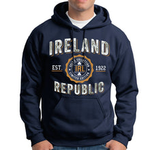 Load image into Gallery viewer, IRELAND NFL STAMP Men Hoodies Cara Craft S Navy Blue 
