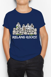 IRELAND ROCKS GROUP Children Classic T-Shirt Cara Craft 12 Navy 
