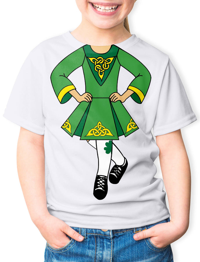 IRISH DANCER BODY Children Classic T-Shirt Cara Craft 3-4 White 