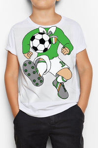 FOOTBALL BODY Children Classic T-Shirt Cara Craft 3-4 White 