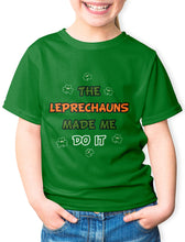 Load image into Gallery viewer, LEPRECHAUNS MADE ME V2 Children Classic T-Shirt Cara Craft Green 2-3 
