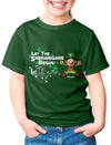 LET THE SHENANIGANS BEGIN Children Classic T-Shirt Cara Craft BOTTLE GREEN 2-3 