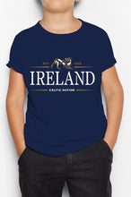 Load image into Gallery viewer, IRELAND CELTIC NATION V2 Children Classic T-Shirt Cara Craft NAVY 2-3 
