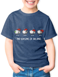 FOUR SEASONS LINE Children Classic T-Shirt Cara Craft NAVY 3-4 
