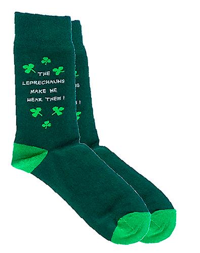 LEPRECHAUNS MADE ME WEAR IT Socks Cara Craft 