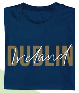 DUBLIN GOLD SIGNATURE Mens T-Shirts Cara Craft 