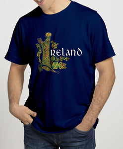 IRELAND CELTIC 2 Mens T-Shirts Cara Craft S NAVY 