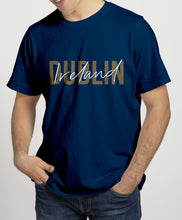Load image into Gallery viewer, DUBLIN GOLD SIGNATURE Mens T-Shirts Cara Craft S NAVY 
