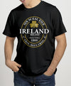 IRELAND LABEL 88 Mens T-Shirts Cara Craft S BLACK 