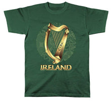 Load image into Gallery viewer, IRELAND CELTIC HARP Mens T-Shirts Cara Craft 
