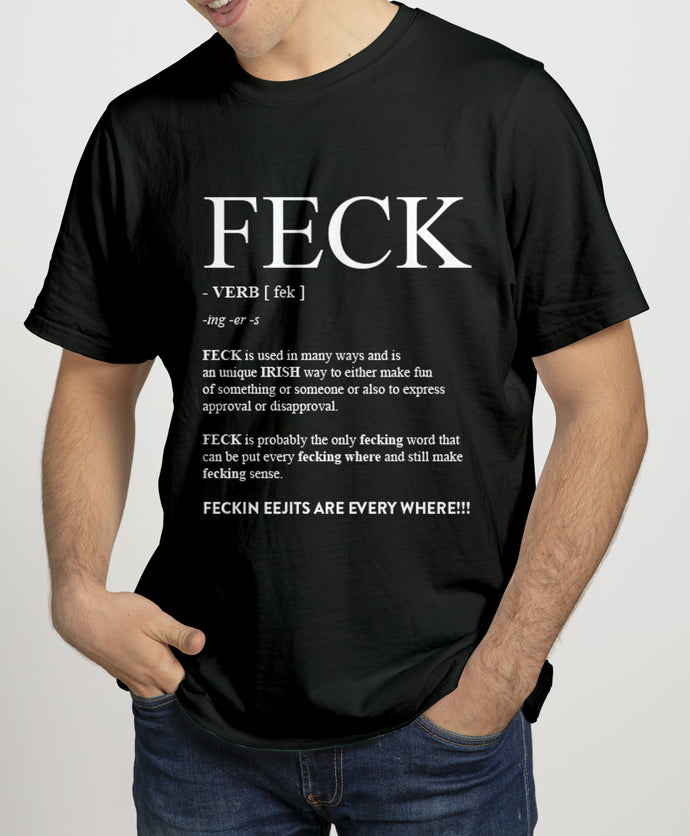 FECK Mens T-Shirts Cara Craft S BLACK 