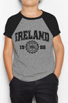 IRELAND APPAREL 88 Children Classic T-Shirt Cara Craft GREY 3-4 