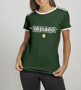 IRELAND BLIPPO SHIELD Ladies T-Shirts Cara Craft S BOTTLE GREEN 