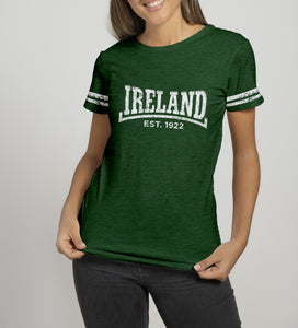 DALE IRELAND 1922 Ladies T-Shirts Cara Craft S BOTTLE GREEN 