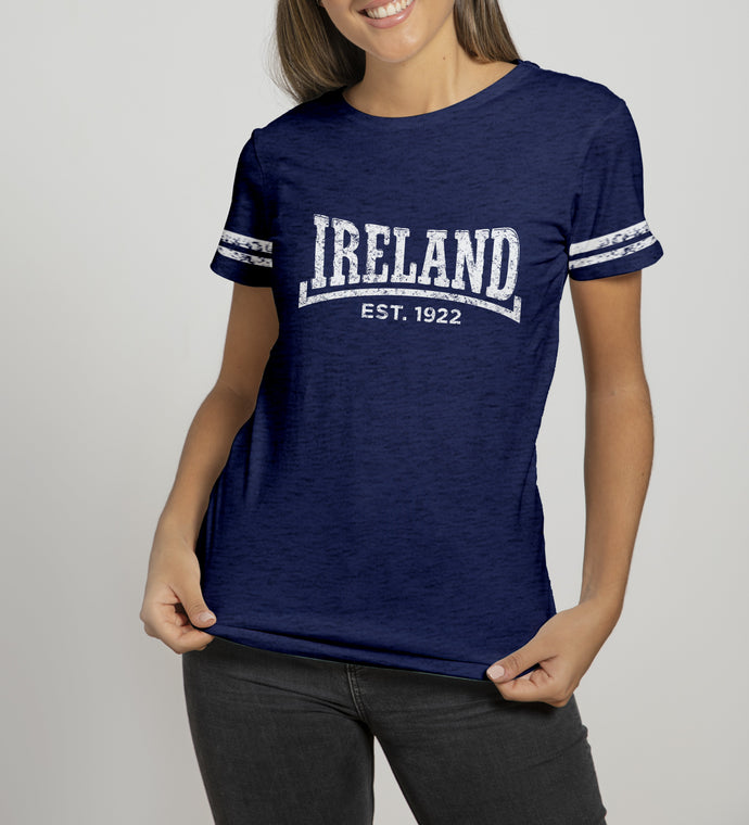 DALE IRELAND 1922 Ladies T-Shirts Cara Craft S NAVY 