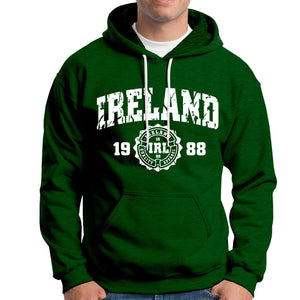 IRELAND APPAREL 88 Men Hoodies Cara Craft XS BOTTLE GREEN 