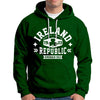 IRELAND REPUBLIC SHAMROCK Men Hoodies Cara Craft XS BOTTLE GREEN 