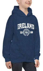 IRELAND APPAREL 88 Children Classic Hoodie Cara Craft 3-4 Denim 